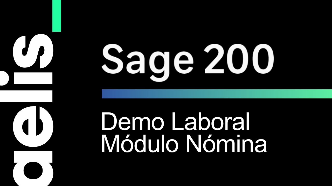 Demo Sage 200 LABORAL Nómina Sage 200