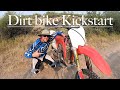 How To Kick Start A Dirt Bike! Kickstart Dirt Bike!