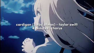 taylor swift - cardigan (dolby atmos) but only the heaven parts Resimi