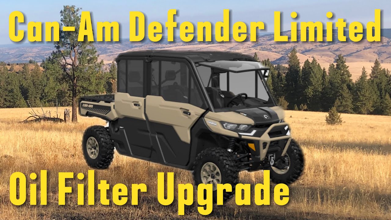 Can-Am Defender Limited - Spin-On Oil Filter Upgrade for Easy