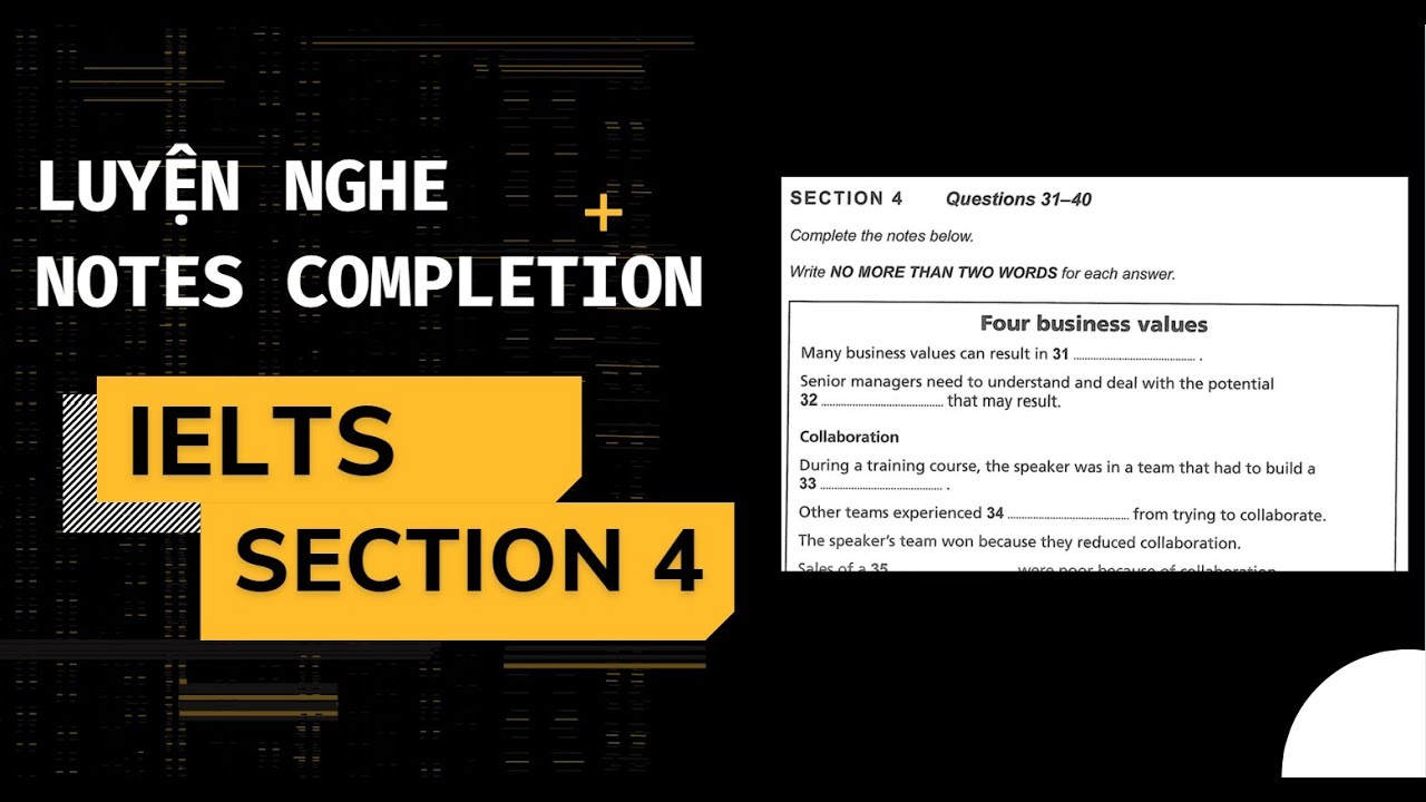 Luyện Tập IELTS Listening Section 4 || Hướng Dẫn và Đáp Án. - YouTube