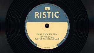 "Prove It On Me Blues" - Ma Rainey accompanied by Tub Jug Washboard Band (1928) 🏳️‍🌈🏳️‍⚧️