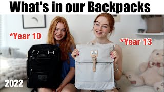 What’s In Our Backpacks 2022 *Back To School Supplies Haul Year 10 & 13 | R Studios