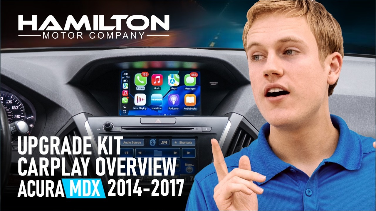 2014-2017 Acura MDX Upgrade Kit | CarPlay Overview - YouTube