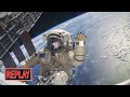 REPLAY: Russian ISS Spacewalk 57 to move experiment airlock (3 May 2023)