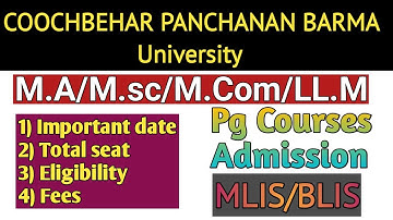 CBPBU| M.A/M.sc/M.com/Mlis/Blis Course Admission Date, Seat, Fees, Eligibility details| PG Admission