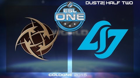 ESL One Cologne 2015 NiP vs. CLG Dust2 Second Half