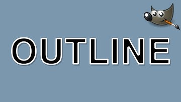 Easier Way to Create a Text Outline in Gimp