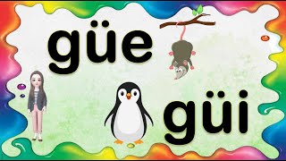 Letra Gg, Sonido Güe- Güi Aprendamos A Leer Y Escribir.