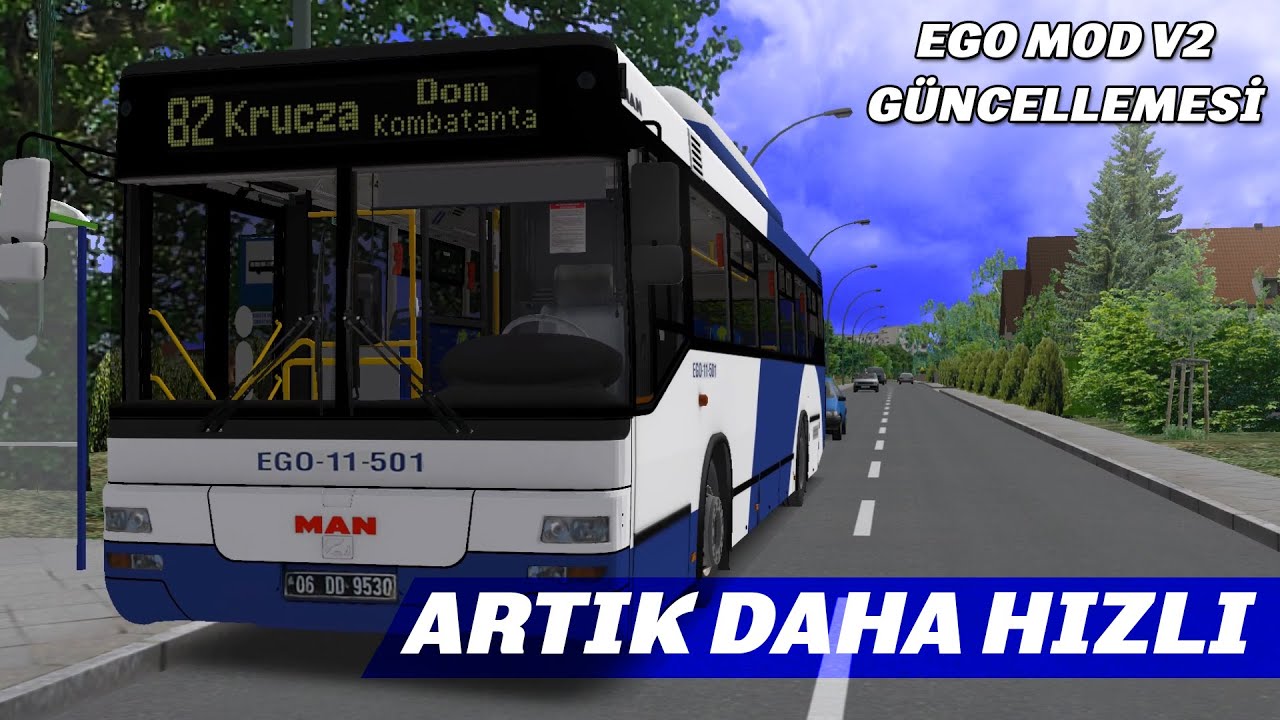 OMSI 2 Bus Simulator | MAN lions classic EGO MOD V2 | GÜNCELLEM GELDİ