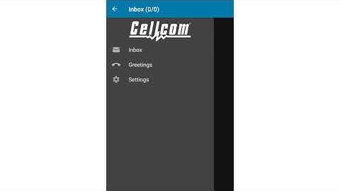Getting Started with myCellcom Visual Voicemail  | Cellcom