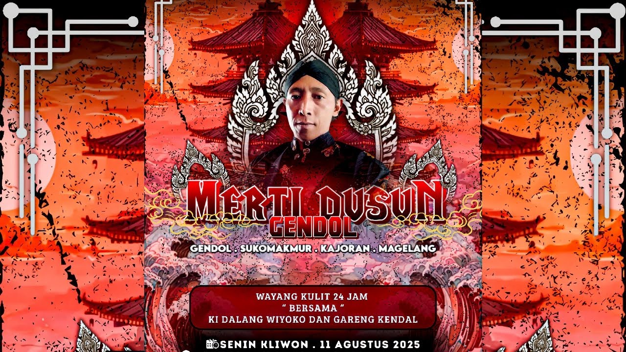⭕️LIVE STREAMING MERTI DUSUN GENDOL SUKOMAKMUR - PAGELARANG WAYANG KULIT DALANG KI WIYO TEMANGGUNG