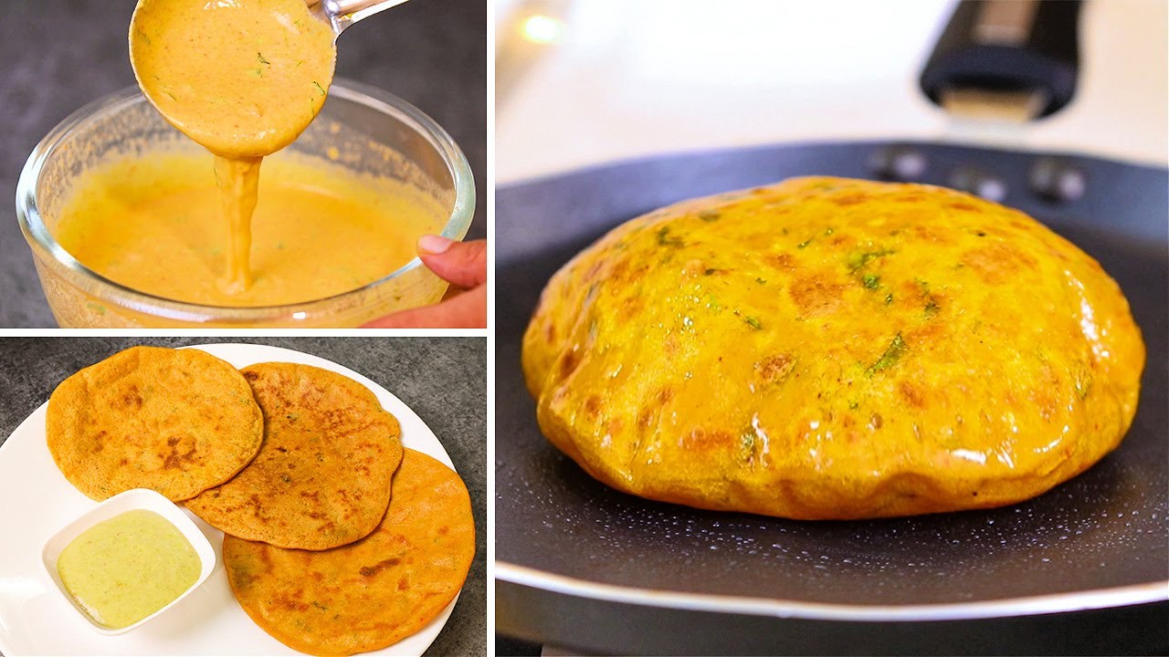 Trending Masala Paratha with Liquid Dough | गार्लिक मसाला पराठा बिना आटा गुंदे  | Garlic paratha | Kabita Singh | Kabita