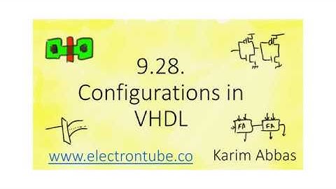 9.28. Configurations in VHDL