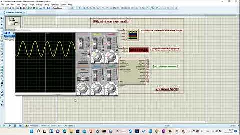 Generating a 50Hz Sinewave using a ATMEGA8 Microcontroller by David Norris