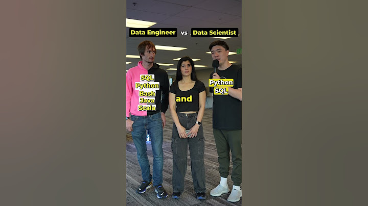 Data Engineer vs. Data Scientist ft. @eczachly_