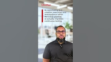 How does AI assist with continuous testing in DevOps?