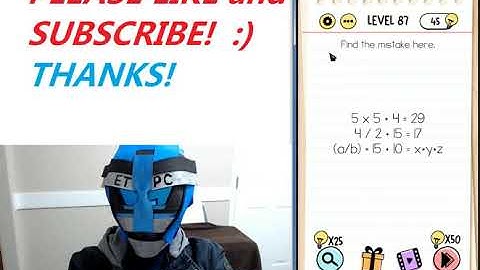 BRAIN TEST LEVEL 87 WALKTHROUGH WITH ANSWERS