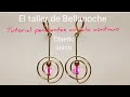 PENDIENTES DE ALAMBRE -CÍRCULO CONTINUO. Cámara rápida. #dyd #wirejewelry #bisutería #earrings