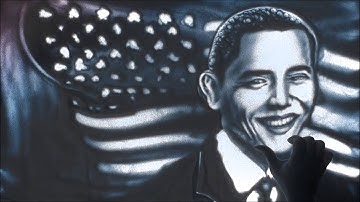 Chân dung tổng thống Obama bằng tranh cát cực đỉnh