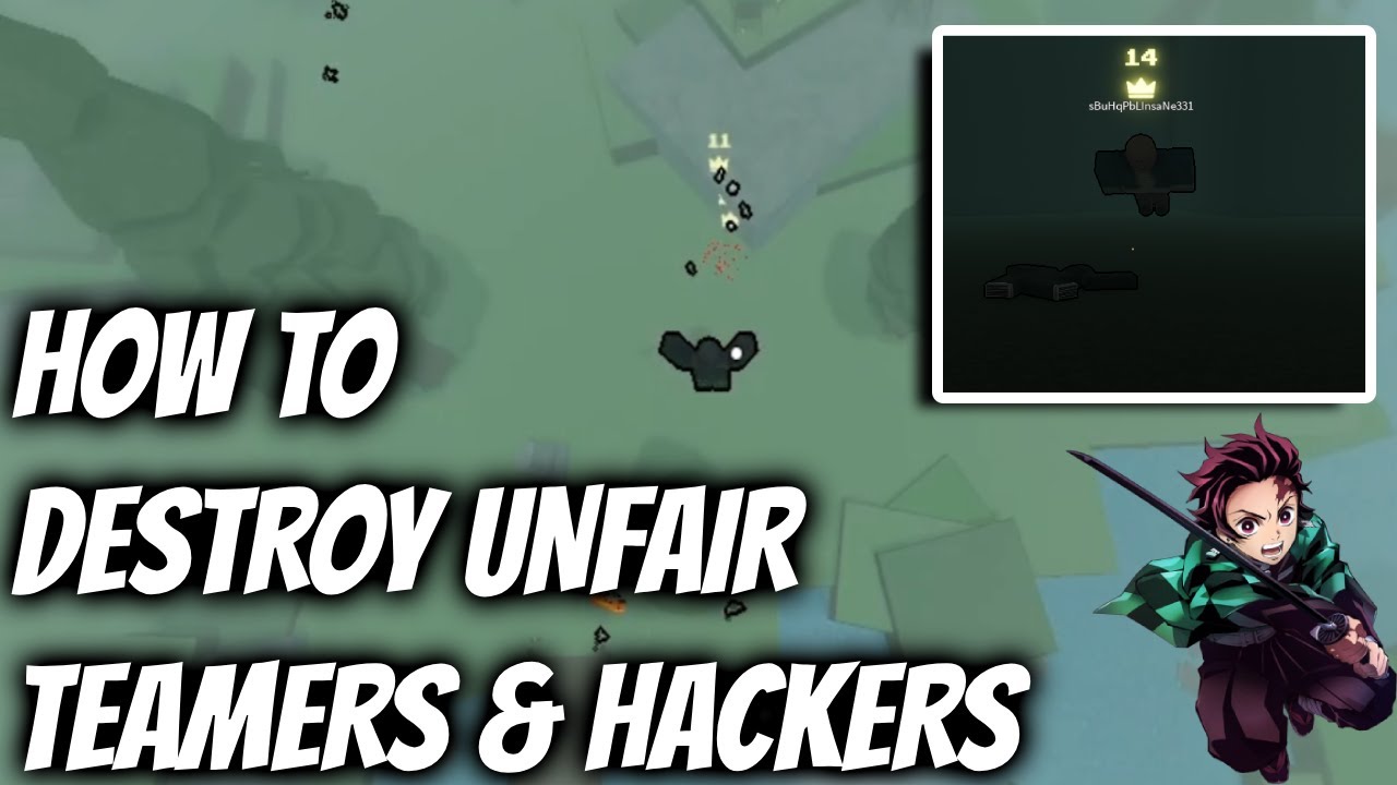 how-to-destroy-unfair-teamers-hackers-rogue-demon-youtube