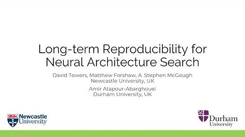 CVPR 2022 - Long-term Reproducibility for Neural Architecture Search