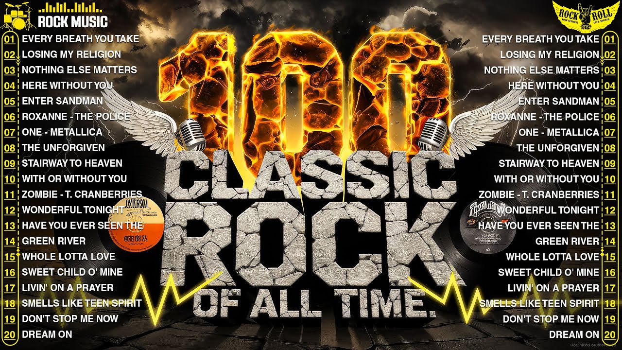 Classic Rock Songs 70s 80s 90s Full Album π₯ Metallica, Queen, AC/DC, Aerosmith, U2, Guns N' Roses Classic Rock Songs 70s 80s 90s Full Album π₯ Metallica, Queen, AC/DC, Aerosmith, U2, Guns N' Roses