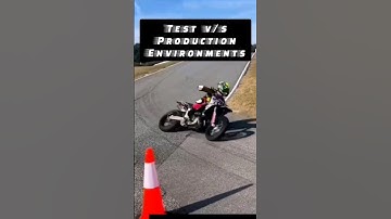 Test vs Production Environment, Software Developer Testing #shorts #funny #bike