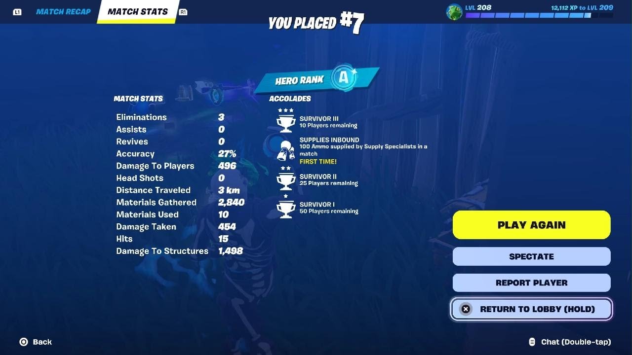 Fortnite Super Academy Battle royale WIN Solo 20250807000737