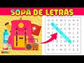 MOCHILA DE EMERGENCIA 🎒🥫🔦🔎 | SOPA de LETRAS | 👀⏰ PUPILETRAS | Mente Ágil | Nº 16