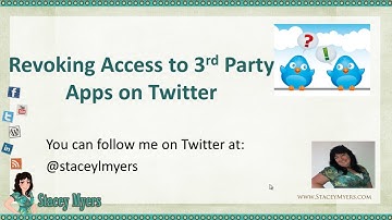 Revoking 3rd Party Apps Access to Twitter