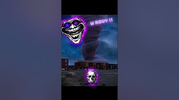 Pt.1 The biggest tornado 💀#trollface #edit