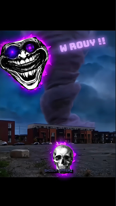 Pt.1 The biggest tornado 💀#trollface #edit