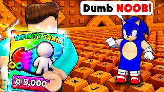 TROLLING NOOBS IN ROBLOX ESCAPE THE KEYBOARD !! screenshot 1