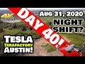 Tesla Gigafactory Austin 4K  Day 40 - 8/31/20 - Terafactory Texas - Exploring North & Time-Lapse!
