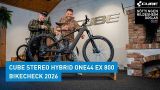 Volle Kontrolle! Volle Power! Egal wie ruppig der Trail wird! CUBE Stereo Hybrid ONE44 EX 800 (2026)