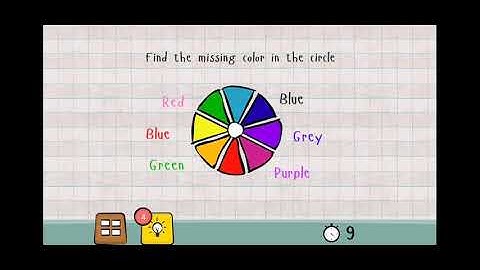 Logic Master 1 - Mind Twist Level 82 Solution | Find the missing color in the circle