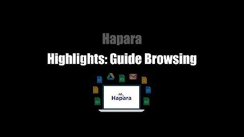 Hapara: Guide Browsing