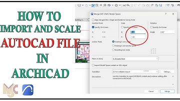 IMPORT AND RESCALE AUTOCAD IN ARCHICAD