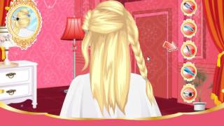 GIRL GAMES | PERFECT PRİNCESS BRAİD HAİR screenshot 4