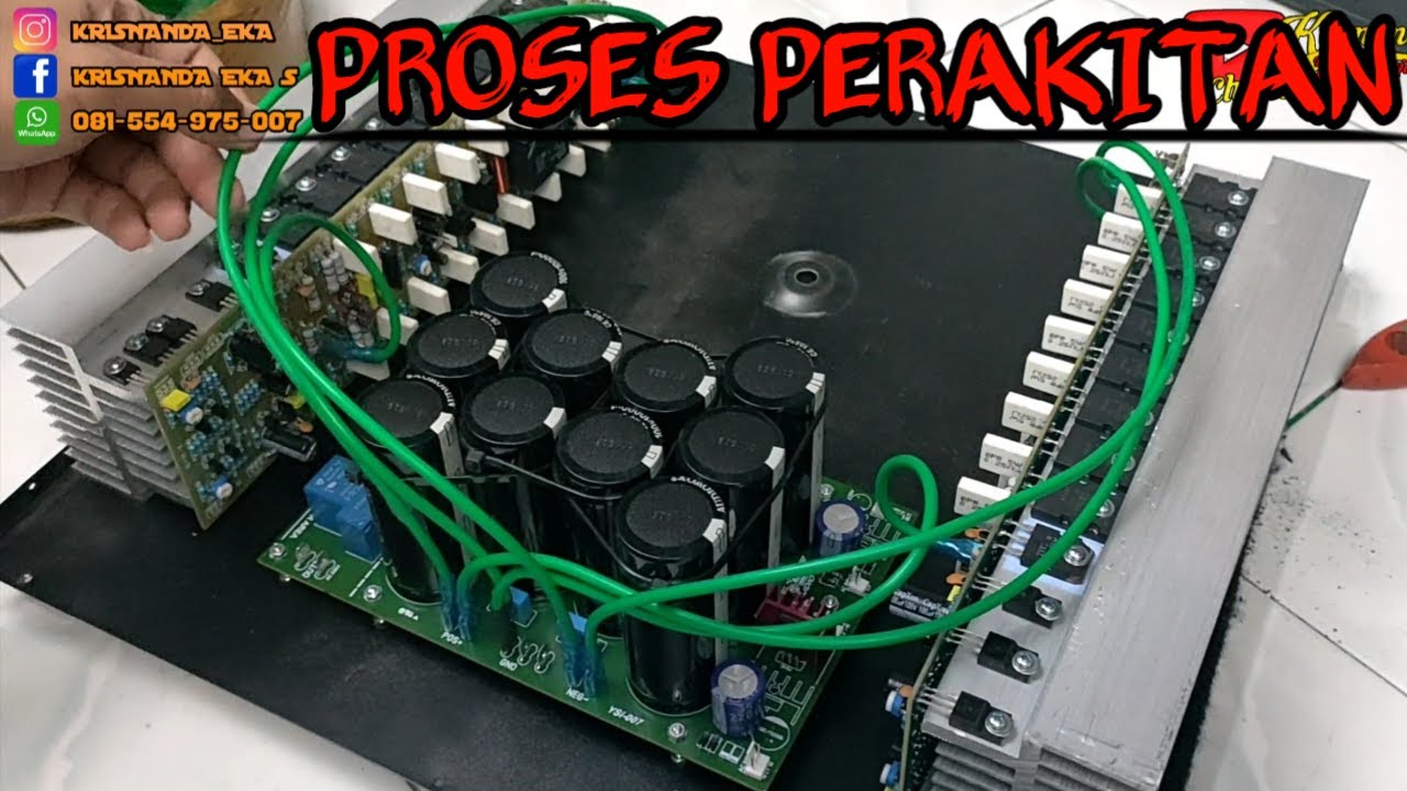 PROSES perakitan power 20A70v class ab versi 2u | NANDA AUDIO BLITAR