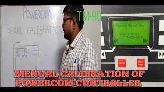 powercom cantroller menual calibration/model wise calibration of Cummins powercom cantroller