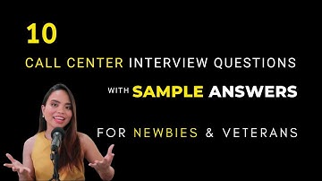 Call Center Interview Questions and Answers for Beginners