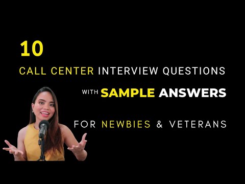Call Center Interview Questions and Answers for Beginners