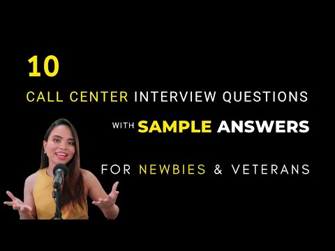 Call Center Interview Questions And Answers For Beginners