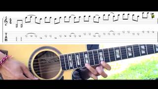 Guns N Roses - Sweet Child O Mine Acoustic Guitar Solo Lesson chords