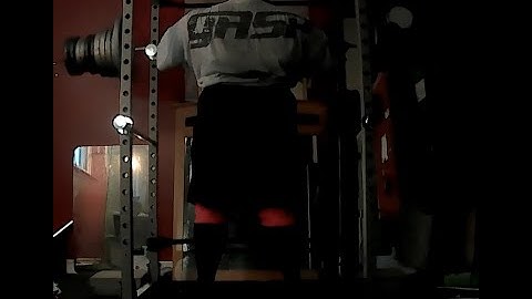 My 5th Squat Workout in 8 years - 455x6 beltless - All concentrics under 1 second