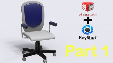 Solidworks tutorial | Design a Chair & render with keyshot Parte 1/3