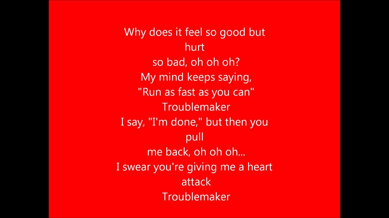 Olly Murs - Troublemaker Lyrics