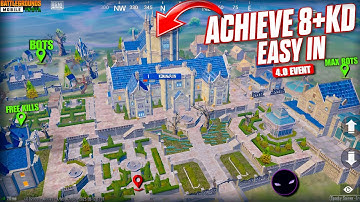 How To Get 8+ KD in BGMI 4.0 Update | Bots Spot & Free kills location ✅